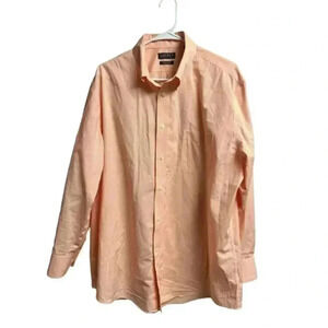 Lauren Ralph Lauren Orange and White Gingham Men's Button Up‎ Size XL